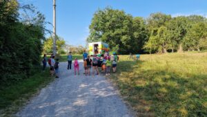 Vorstellungsrunde am Ökomobil